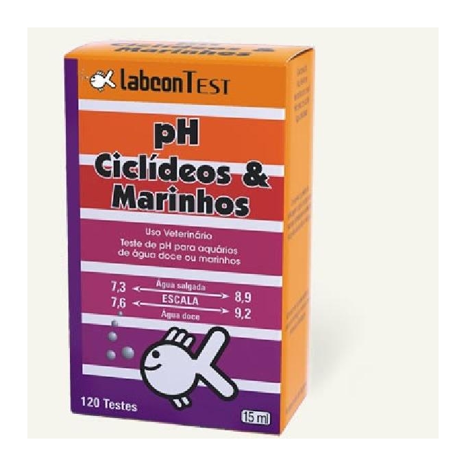 Teste ph labcon ciclideos  marinho