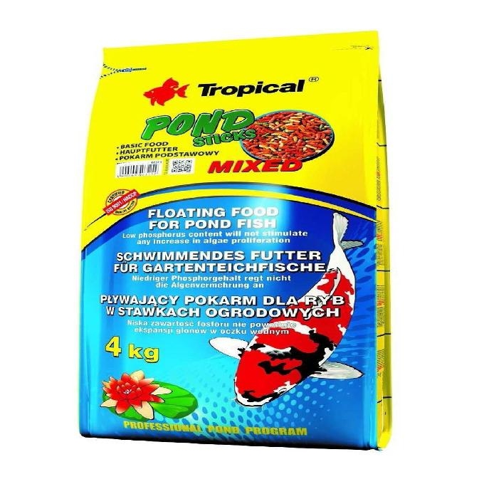 Ração Pond Sticks Mixed Bag 4 Kg