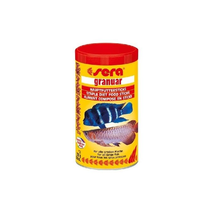 Racao sera granuar sticks 250 gr