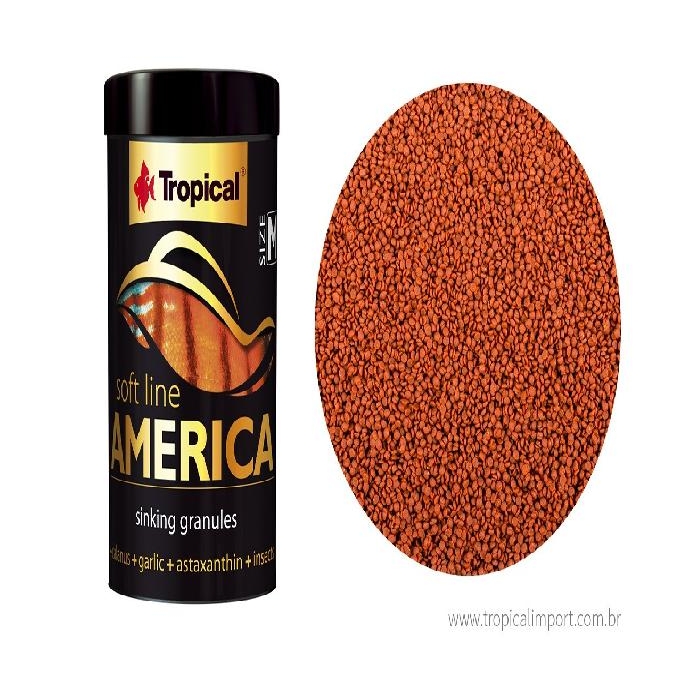 Ração Soft Line America Size M 150gr