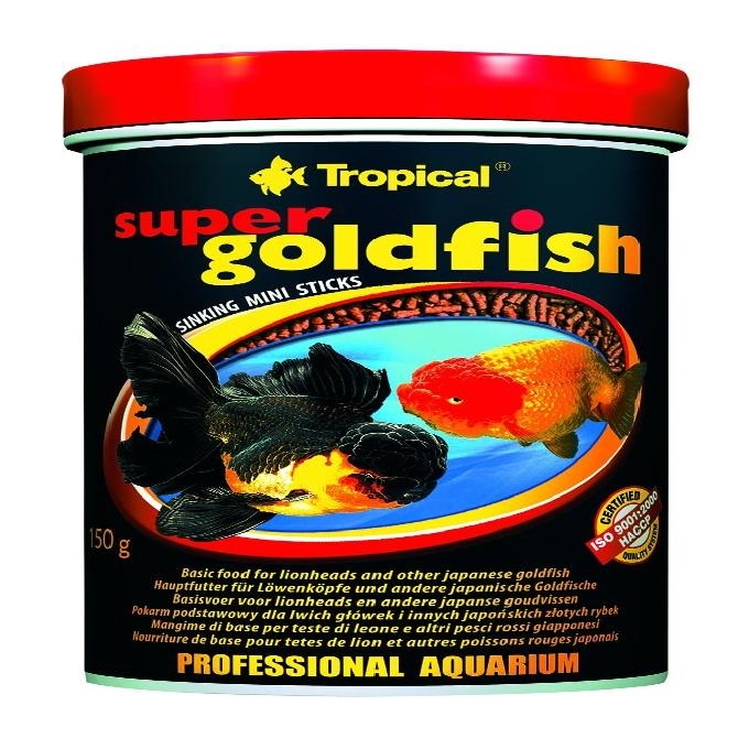 Ração Super Goldfish Sticks Mini 150gr