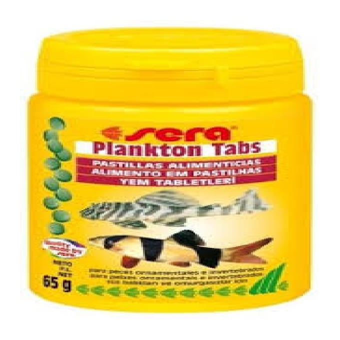 Ração Sera Plankton Tabs 65 Gr
