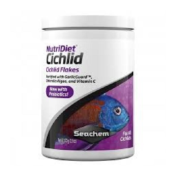 racao seachem cichlid flakes 100gr