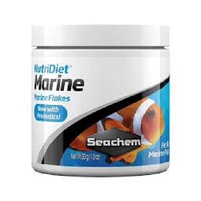 racao seachem marine flakes 30gr