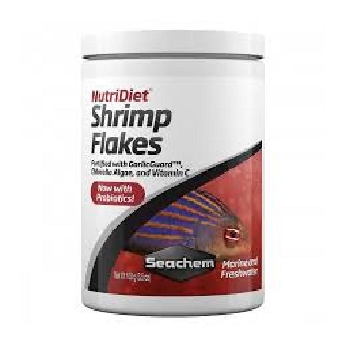 racao seachem shrimp flakes 30gr