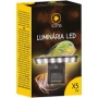 lum led soma x3 5w branco/rosa
