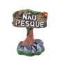 Enfeite Placa Nao Pesque