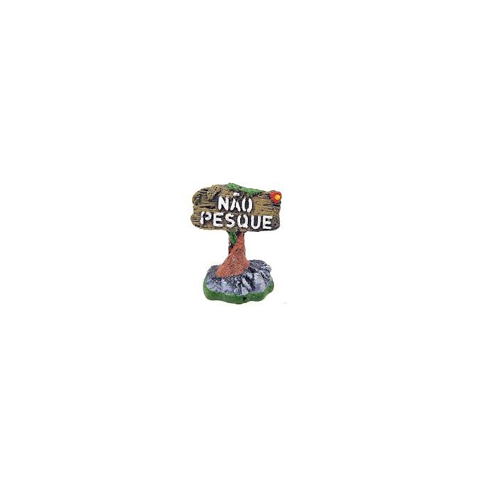 Enfeite Placa Nao Pesque