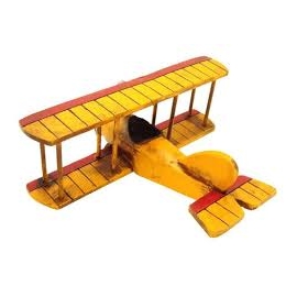 Enfeite Aviao Naufrago/amarelo