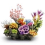 Enfeite Resina Coral Art Flores