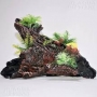 Enfeite Tronco Com Plantas