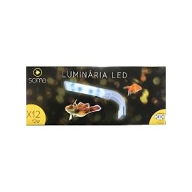 lum led soma x12 branca/azul 12w
