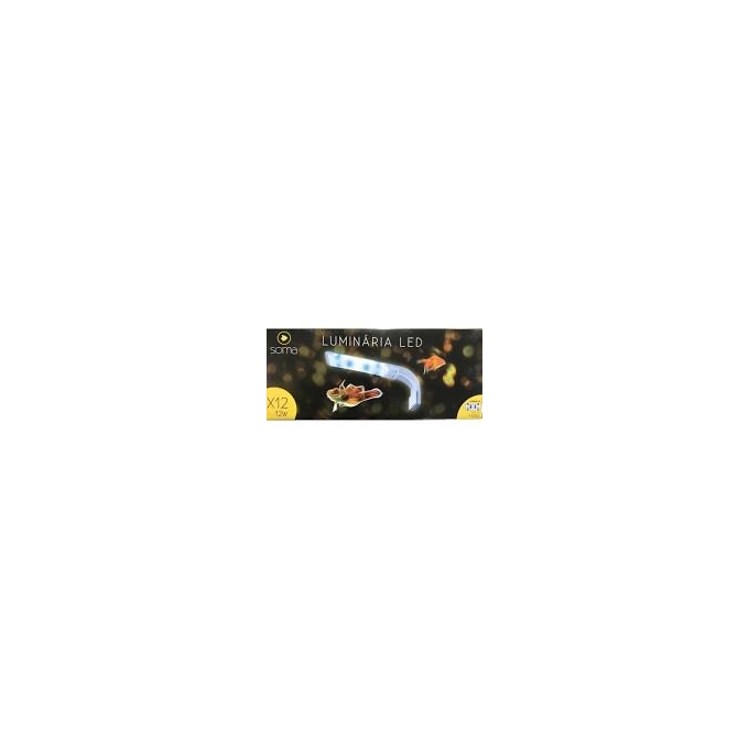 lum led soma x12 branca/azul 12w