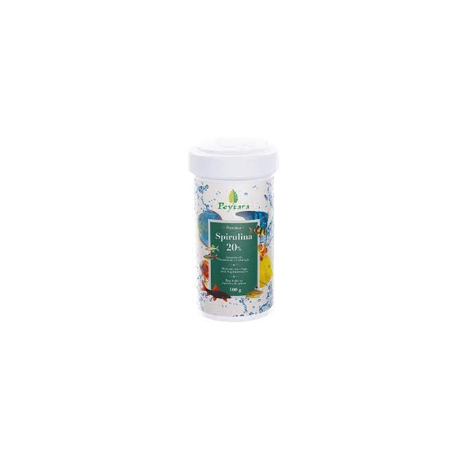 racao poytara spirulina 20% 100gr