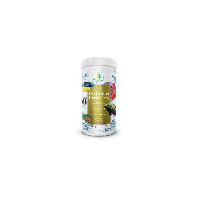racao poytara ciclideos herbivoros 280gr