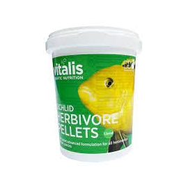 racao vitalis cichlid herbivore pellets 140gr