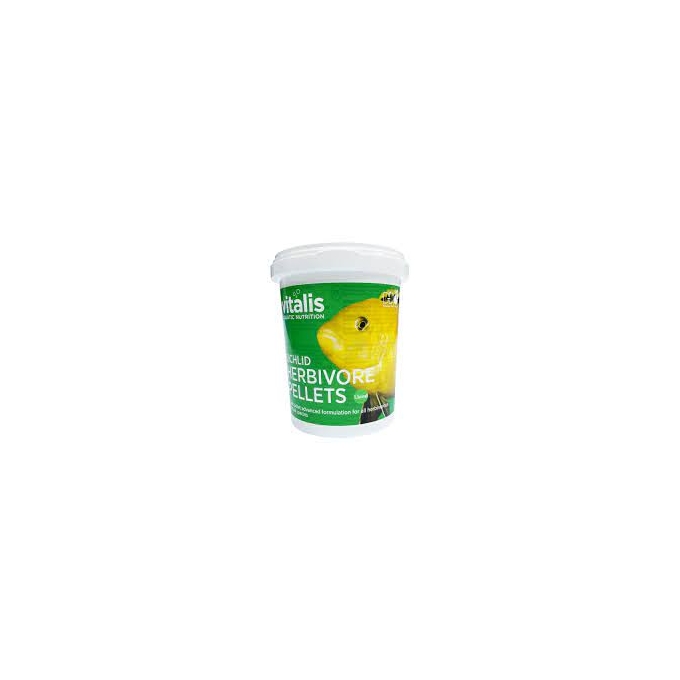 racao vitalis cichlid herbivore pellets 140gr