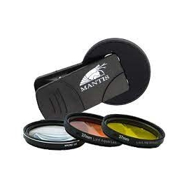 lente aquarium lens filter kit celular mantis