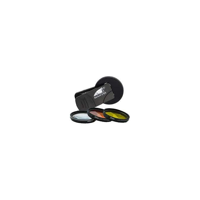 lente aquarium lens filter kit celular mantis