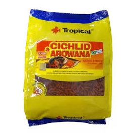 racao cichlid arowana medium sticks 750gr