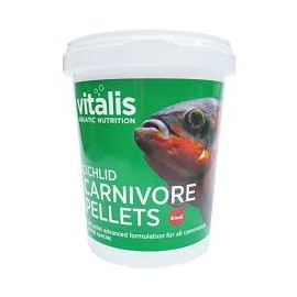 racao vitalis cichlid carnivore pellets 300gr