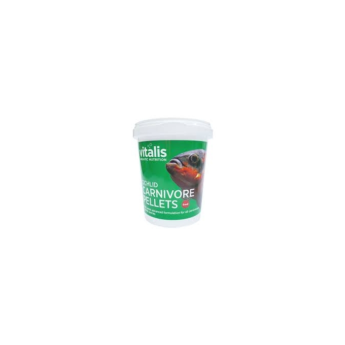 racao vitalis cichlid carnivore pellets 300gr