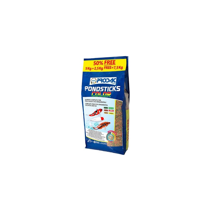 racao pond sticks color prodac 5kg