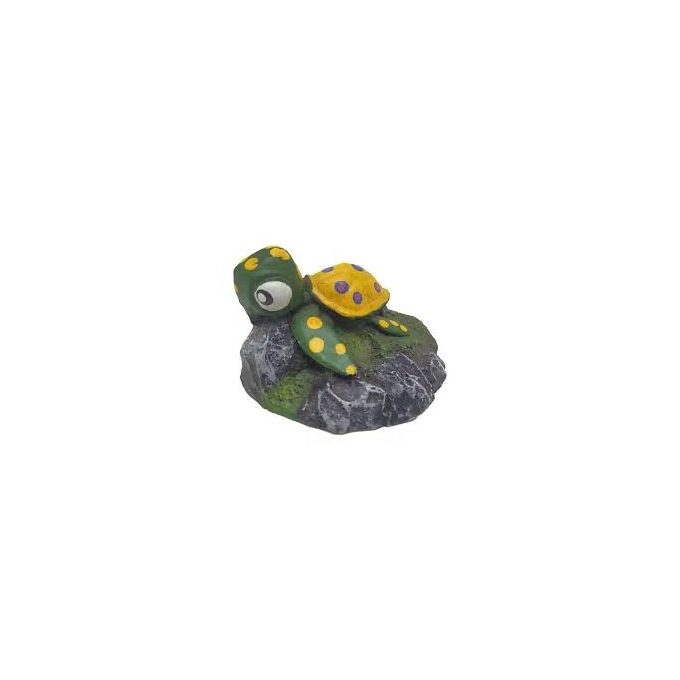 enfeite tartaruga na pedra