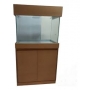 aquario 100x50x60cm c/movel/tampa tabaco