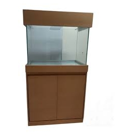 aquario 100x50x60cm c/movel/tampa tabaco