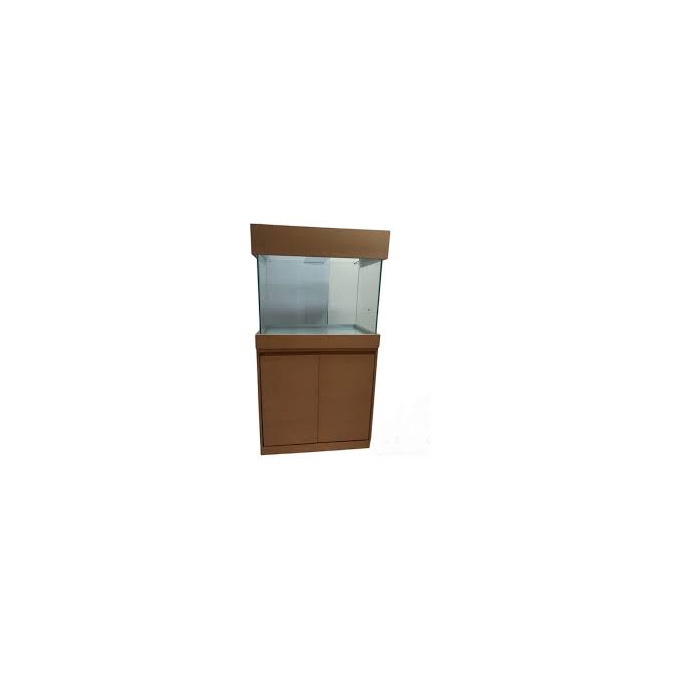 aquario 100x50x60cm c/movel/tampa tabaco