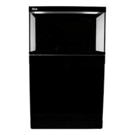 AQUARIO 50X50X50CM C/SUMP TRASEIRO/MOVEL PRETO 