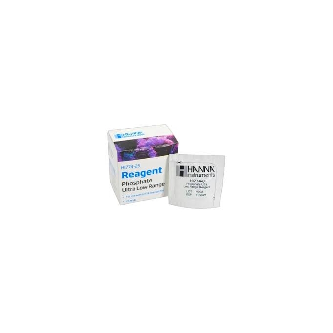 HANNA PHOSPHATE KIT REAG 25 TESTE/FAIXA ULTRA BAIXA HI774-25